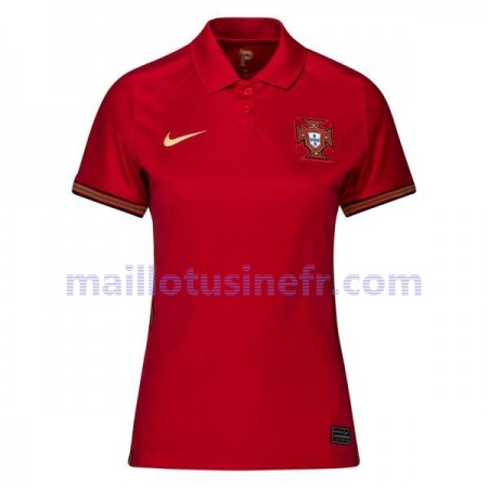Maillot de Foot Portugal Domicile UEFA EURO 2020 - Femme